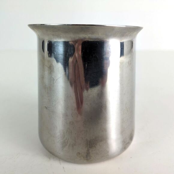 Krups 18-8 Stainless Steel 12oz Syrup Frothing Pitcher Creamer Italian Style - Picture 6 of 8